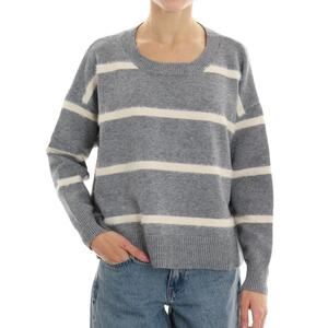 MAGLIA A RIGHE GRIGIO